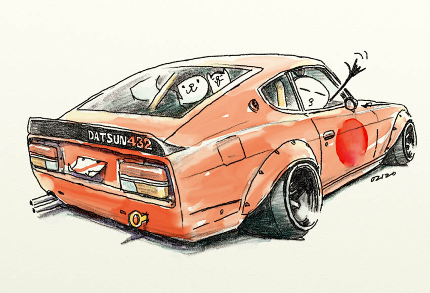 car illustration “crazy car art” jdm japanese old - ozizo art show