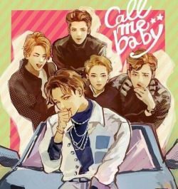 Bangexo-Boys:  Exo Call Me Baby Fan Art