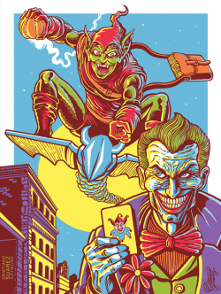 xombiedirge:  HA! HA! HA! by Cristiano Suarez Part of the exclusive prints from Galerie F / Tumblr, debuting at C2E2 2014. Available at booth #647 Friday, April 25th through till Sunday April 27th 2014.  All prints remaining after the con will