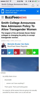 thebuttkingpost:  justfeministhings:  &gt;More women allowed into women’s space &gt;“women can’t have anything!!!” 404 logic not found  TERFs pls goNobody likes you   I really really hate TERFs omg