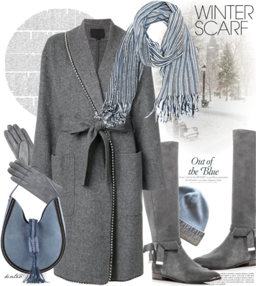 How to stay “Reasonably” Warm !! by kateo featuring a belted coat ❤ liked on PolyvoreAle