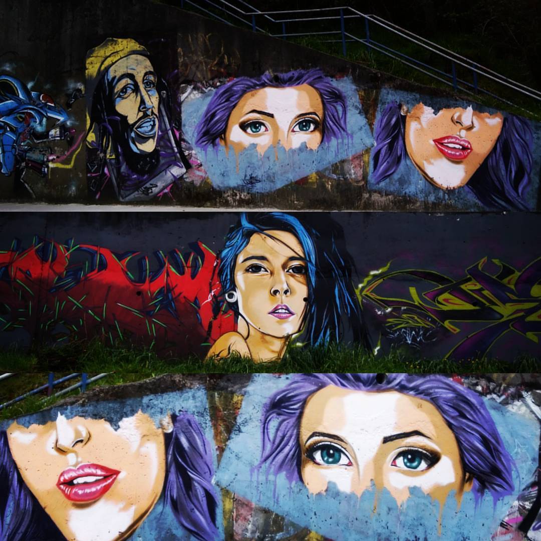 Las #calles de #puertomontt #hablan #solas #arte #urbano #mujer #mural #pared #wall