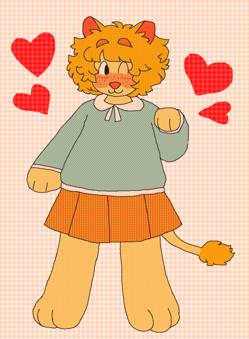 My fursona. plush lion it/its