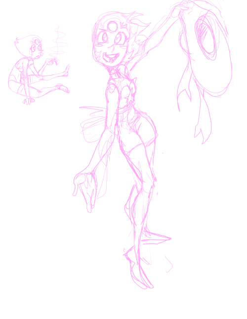 midsummernightsdreamer:  some more sweet Pearl doodles.