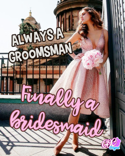 herhappysissywife:  And Soon???Will the sissy finally be a bride?
