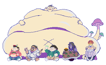 peachpittance: Made them into a text post since the photo post was stretching them out XX;;pxl bad end matsu with left hand, while i couldn’t use the right handfeel free to use as long as u credit me =DThank Red for the suggestion XD