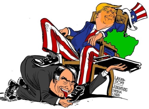 “Brazilian president Bolsonaro coming from another successful trip to the U.S.” -Carlos 