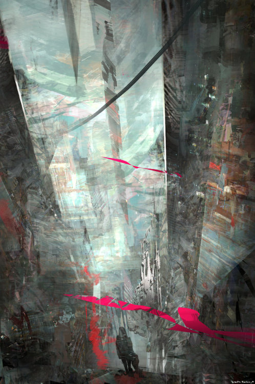 theamazingdigitalart:Wonderful sci-fi landscapes painted by SolarSouthMaster the Art of Speed Painti