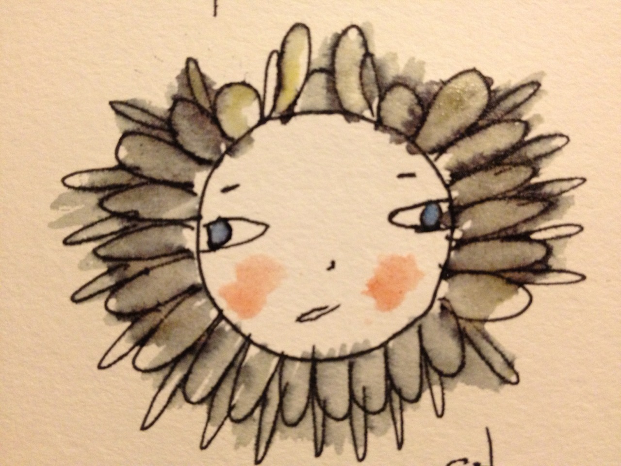 alunaes:  She’s blushing because the cute boy in the garden just saw her blooming