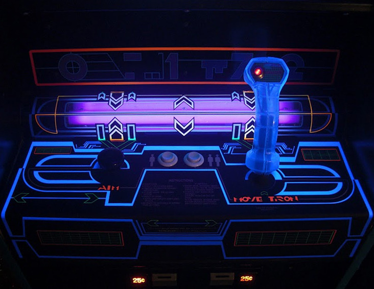 risergames:  Discs of TRON arcade control panel (non-environmental version) 