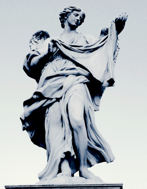 henriplantagenet-deactivated201: Statues of Angels in Ponte Sant’Angelo, Rome.