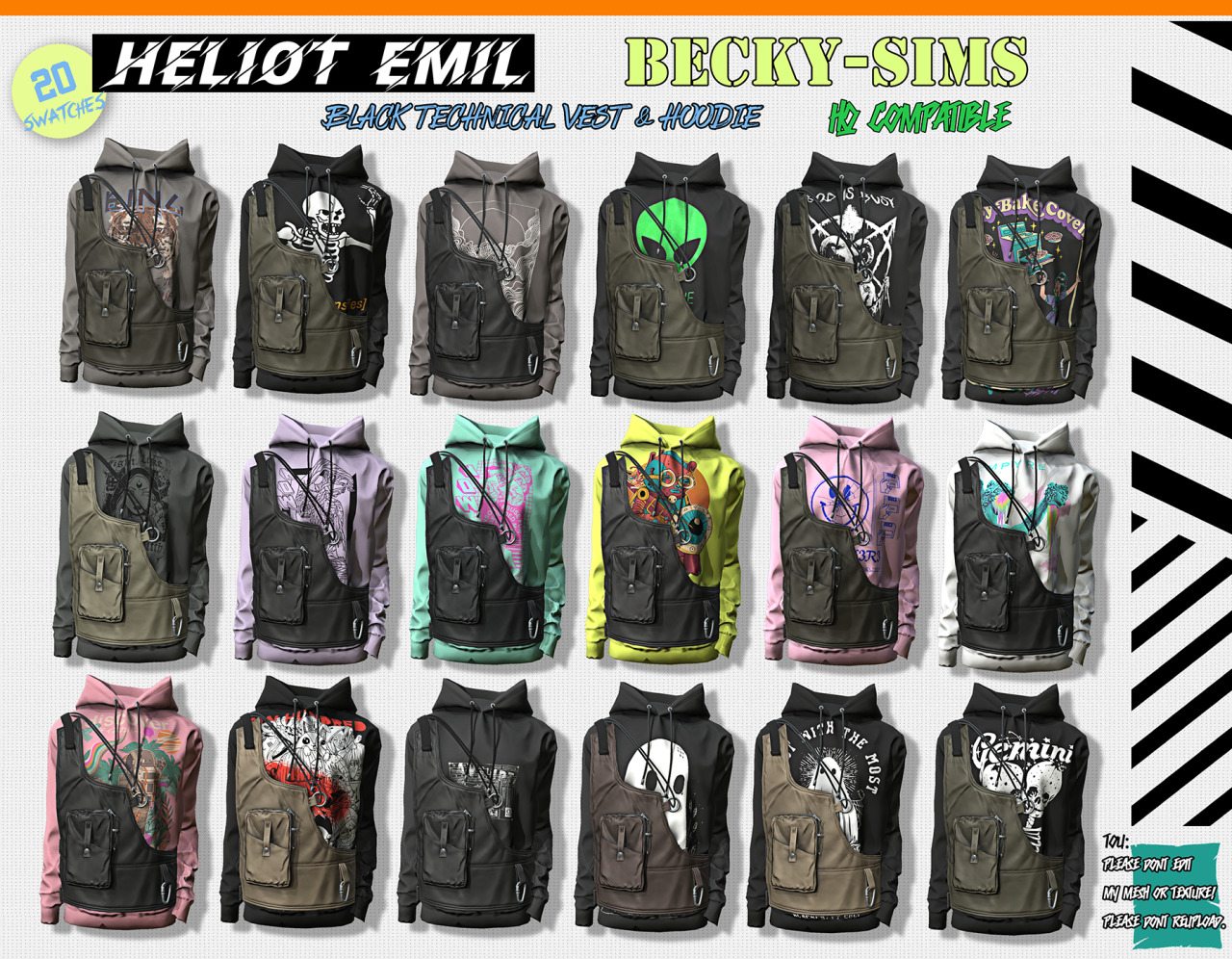 becky-sims — Heliot Emil Technical Vest&Hoodie Creator:...