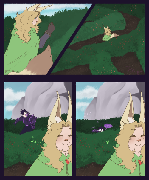 Berry thorns hurt and local fox enjoys watching others suffer. Another mini comic from the Orig