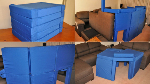 superwhopotlockpsychotard:leeshajoy:mschaos:joebagofdoughnuts: Magnetic Cushions Let You Eas