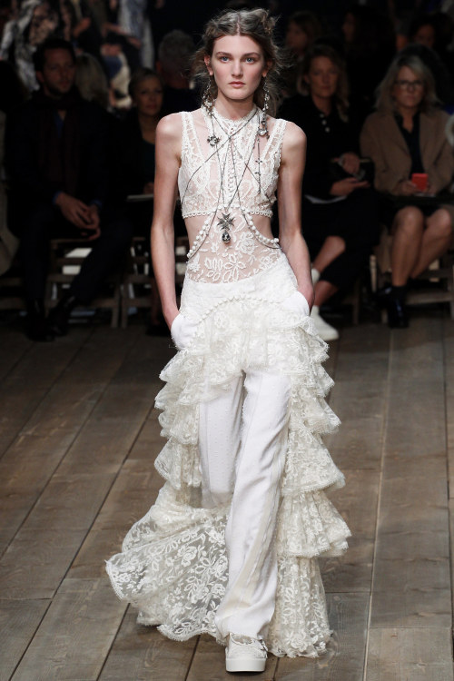 Nastya Abramova for Alexander McQueen