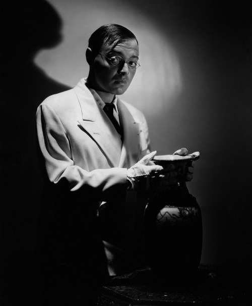 mudwerks:    Peter Lorre…for “Thank You, Mr. Moto” (1937)Photo by Jerry Milligan