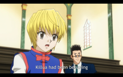 Kurapika is a good egg.