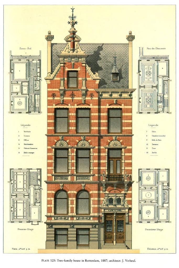 Design for a Two-family House, Rotterdam