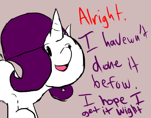 melodyloveschicken:   Melody: >.> ((Ok there’s one person I promise that I would put in story. I was trying to put you in this time. Sorry. And Fiwwy rarity turn melody to a midget midget. A small midget. Anyway credits to creators of ponys. I’ll