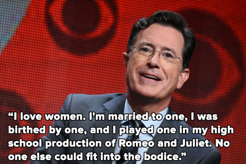 joncolbert: notnumbersix:micdotcom:Stephen Colbert pens hilarious and important feminist op-ed W