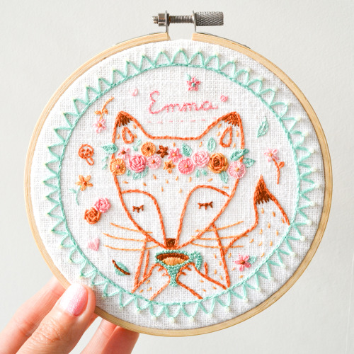 This lil fox is available in my shop now for the first Emma out there to fall in love with it! You c