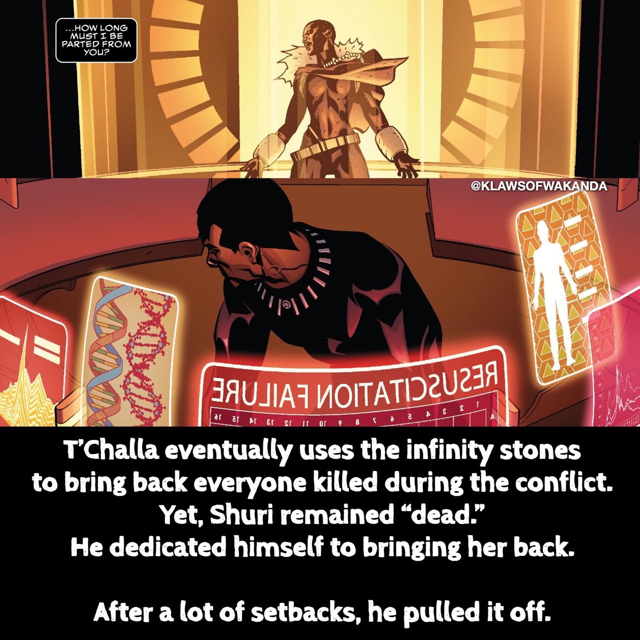 klawsofwakanda:  Shuri’s Death: Comics Vs MCU
