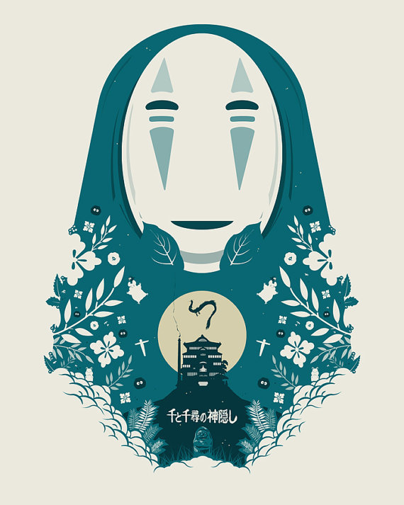 fuckyeahmovieposters:  Spirited Away by BigBadRobot 