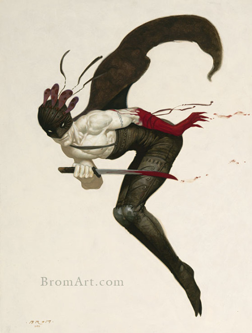 asylum-art-2:Brom ArtThis Brom hardcover art book will be the largest, most comprehensive retrospect