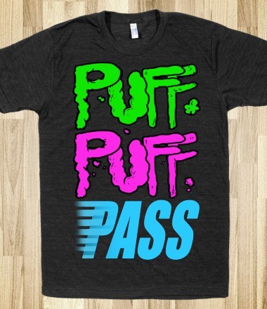 skreenedtees:  Puff Puff Pass Pokedank Blood Type THC+ Praise The Ganja Hittin’ Spliffs 