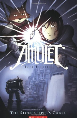 If you’re a fan of comics, graphic novels, or art in general, please check out the Amulet series. It’s written and illustrated by Kazu Kibuishi, a Japanese-American artist who also worked on a comic anthology series called Flight and a webcomic called
