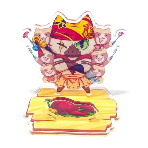 Look what’s FINALLY in my shop, those Meowster Chef Acrylic Stands! Only have a handful left f