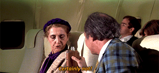 ubik77: movie-gifs:   Airplane! (1980), dir. Jim Abrahams, David Zucker &amp;