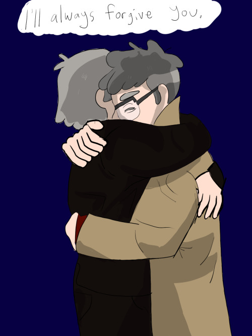 koraesdoodles: @forduary Week 4: Hug it out The first time Ford found Stan curled up on his bed with