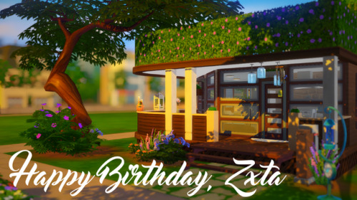 In celebration of @zx-ta‘s birthday last month @mlyssimblr, @teanmoon, @femmeonamissionsims and @sim