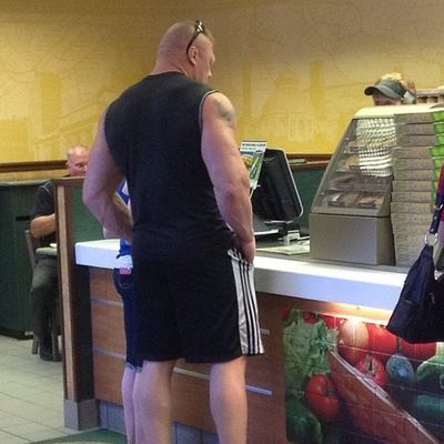 Sex Brock at subway. Think he will let me have pictures