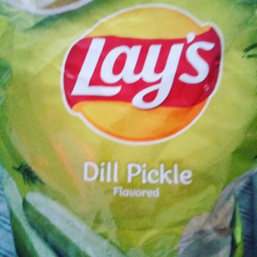 my new guilty pleasure,its legit #myhappyplace #layschips #layspicklechips #ilovepickles #picklesare