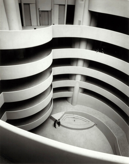 kafkasapartment: The Guggenheim, almost empty , ca. 1959. Ezra Stoller. Gelatin silver print.