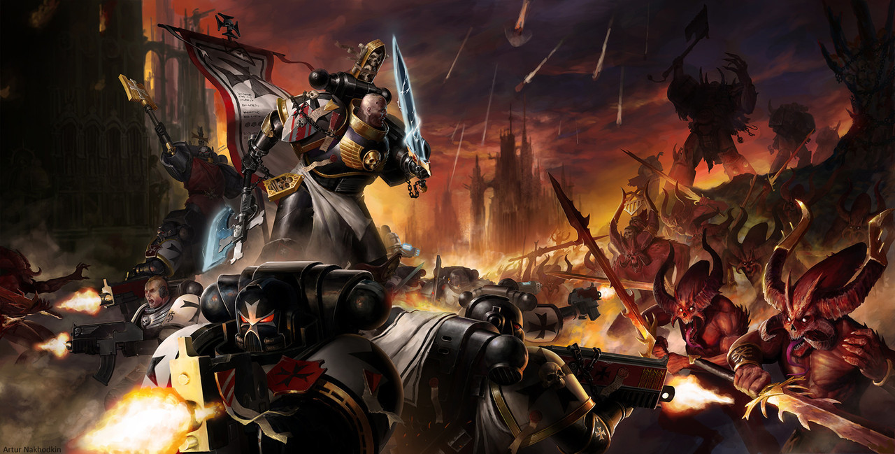 Wallpaper  Black Templars Slaanesh Warhammer 40 000 space marines  Chaos 2560x1660  lyso75  1238155  HD Wallpapers  WallHere