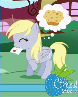 strawberrychuu:  COLORED! Derpy Hooves ♥