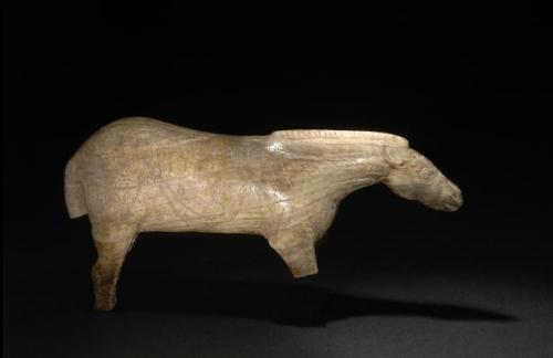 Horse of Lourdes, found in the Grottes des Espélugues (Lourdes,Hautes-Pyrénées, c. 13,000 BC).  It i