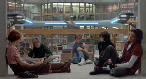 netflixia:  The Breakfast Club (1985) Rated R - 1hr 37m In writer-director John Hughes’s seminal 1980’s Brat Pack film, the athlete (Emilio Estevez), the brain (Anthony Michael Hall), the criminal (Judd Nelson), the princess (Molly Ringwald) and the