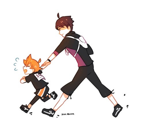 kim-quim:Mainly dad & son UshiHina doodles + featuring Tendou