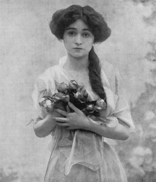 yesterdaysprint: Lady Victoria Manners (later Marchioness of Anglesey), from the cover of The Bystan