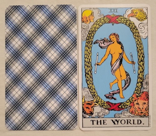 12decks:XXI – The WorldUpright - Accomplishment, awareness, closure, completion, end results, 