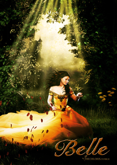 woodelf68:spottytonguedog:thechloris:Rumplestiltskin and Belle Posters (RumplestiltskinHQ and BelleH