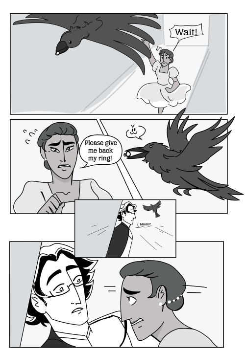 glimmerblossoms: When Jack met Giselle (1/?) When your asshole bird decides to commit theft to match