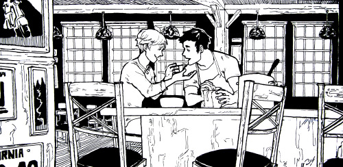 hesioddreaming: This Will Be by Metis_Ink has one of the BEST AU IDEAS (aka restaurant-runner D