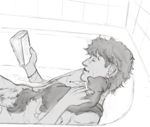 A Little Sketch Of Remus Being All Cute And Cozy