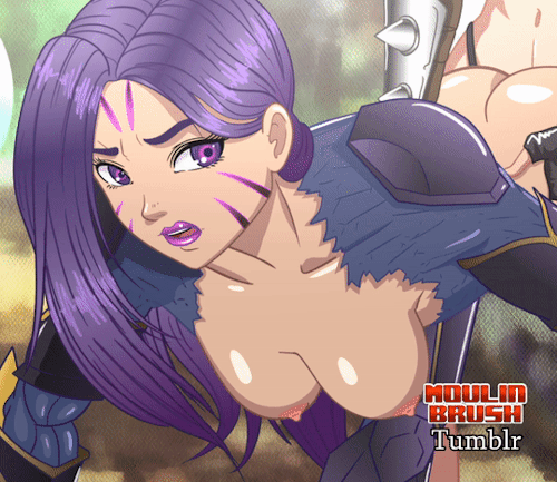 moulinbrush:   Kai’Sa  the new Champion from League of Legends! has a really hardcore time wit