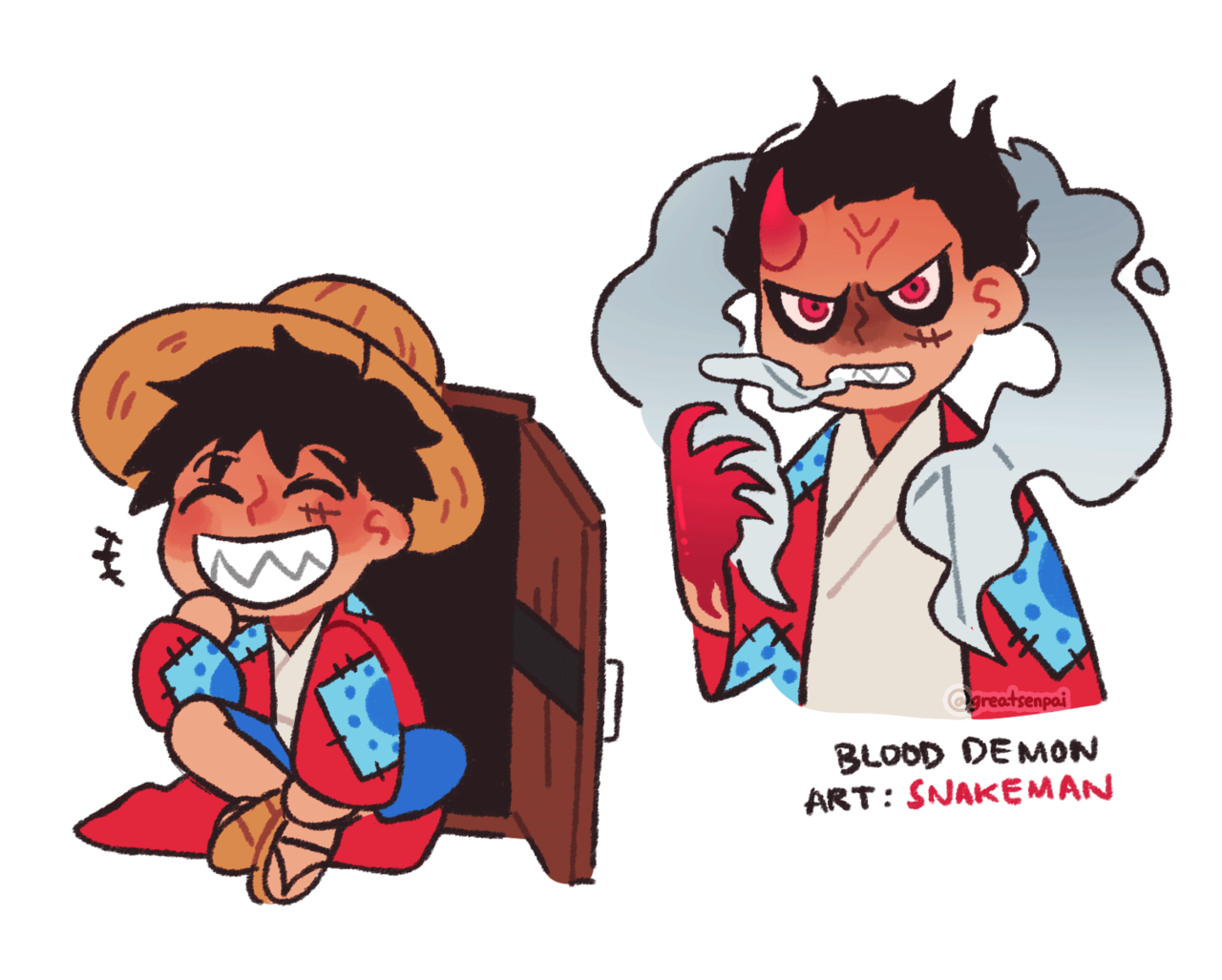 younggenji:    demon slayer ASL 🔥🎩👒 ace &amp; sabo are 17 and luffy